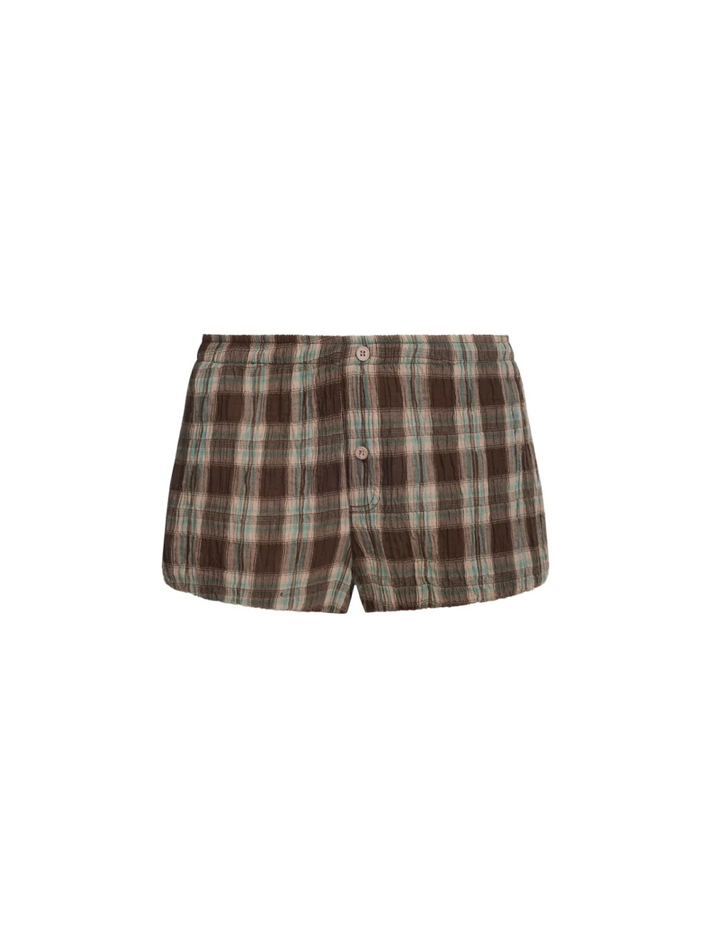 LIONESS | ODETTE BLOOMER | CHOCOLATE PLAID | 1F - Picture 6 of 6